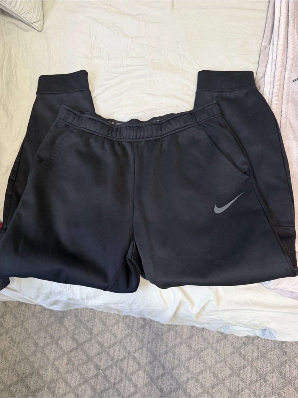Nike Black Shorts with Reflective Swoosh